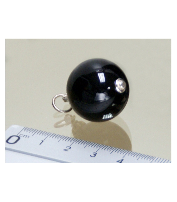 Colgate esfera obsidiana negra plata(2ud)
