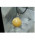 Colgante esfera calcita amarilla (18mm)