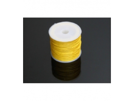 Cordón algodón encerado amarillo 1mm (35ml)