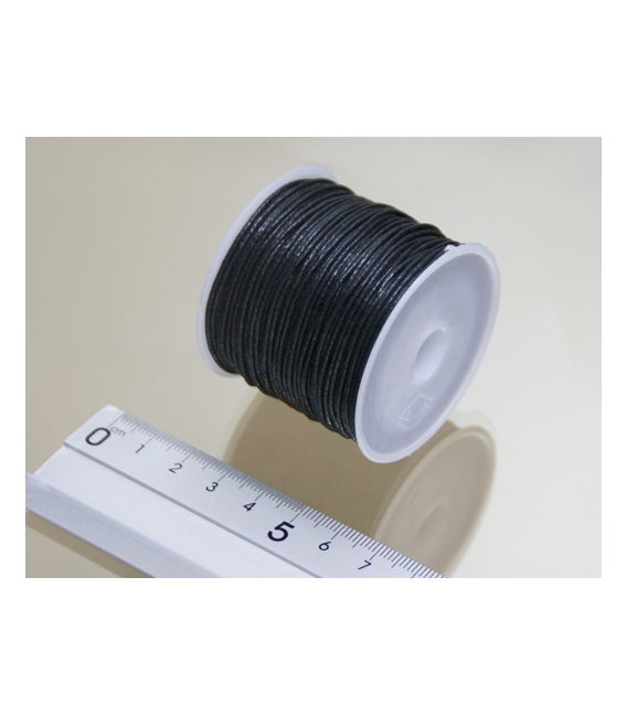 Cordón algodón encerado fucsia 1mm(35ml)