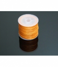 Cordón algodón encerado naranja 1mm (35ml)