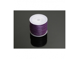 Cordón algodón encerado 1mm violeta (35mm)