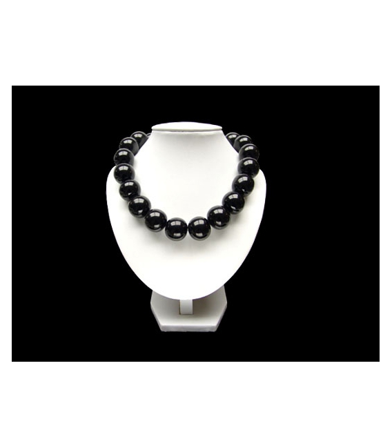 COLLAR AZABACHE  EXTRA BOLA 24mm -1ud-