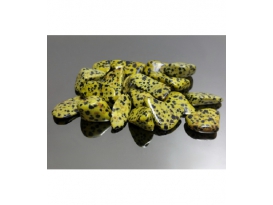 Rodado jaspe dalmata amarillo de 30 a 40 mm (250gr)