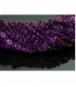 Hilo aros hematite color purpura 8mm