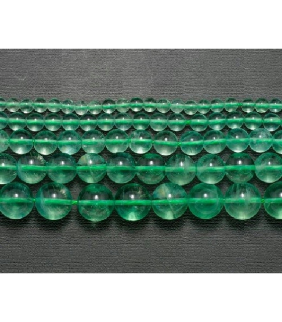 Hilo bola fluorita verde 10mm