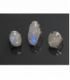 Anillo adaptable  piedra luna plata (1ud)