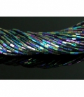 Hilo prisma hematite color arcoiris 5x3mm