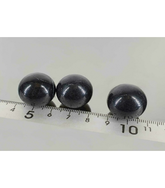 Esferas agata negra 20mm (5ud)