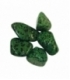 Rodado jaspe dálmata verde de 15 a 25mm (250gr)
