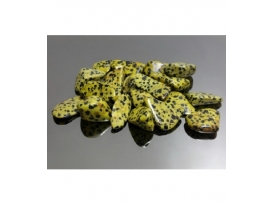 Rodado jaspe dalmata amarillo de 15 a 25 mm (250gr)