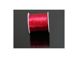 Rollo cordón cola de raton seda rojo (100mts)