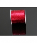 Rollo cordón cola de raton seda rojo (100mts)