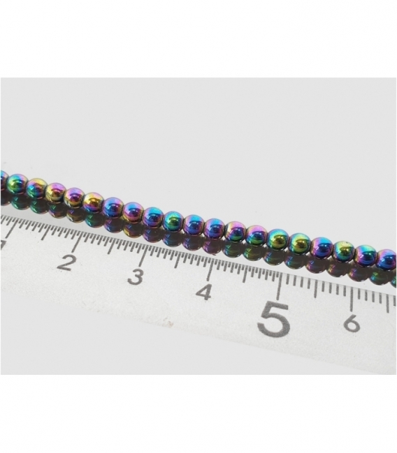 Hilo bola hematie color arcoiris 4mm