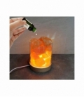 Lampara de aromaterapia en frio calcita naranja