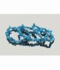 Pulsera chip apatito azul (10ud)