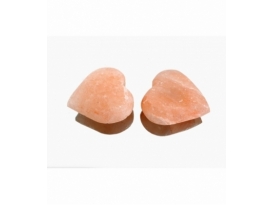 Corazón sal naranja 8 cm