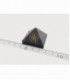 Shungita piramide mandala 35 mm
