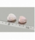 Corazon cuarzo aqua aura rosa 25 mm