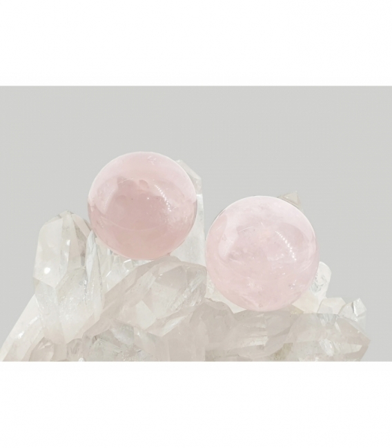 Esferas de cuarzo rosa 30 a 35mm