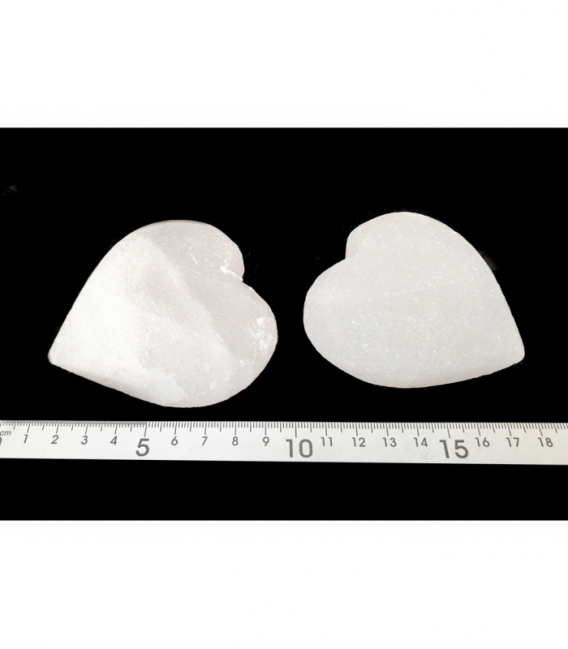 Corazón sal blanca 7 cm