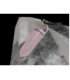 Colgante pendulo cuarzo rosa plata(2ud)