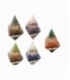 Piramide orgonite 7x7 turmalina multicolor arbol esmeralda