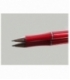 Bolígrafo rojo bola agata negra