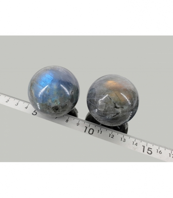 Esferas labradorita 45/75mm (1kg)