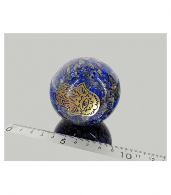 Esfera orgonite lapislázuli 6cm
