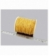 Cordón algodón encerado amarillo 1mm (70mts)