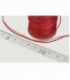 Cordón algodón encerado rojo 1mm (70mts)