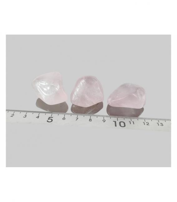 Rodado cuarzo rosa 20 - 30 mm (250gr)
