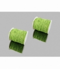 Cordón algodón encerado verde claro 1mm (70mts)