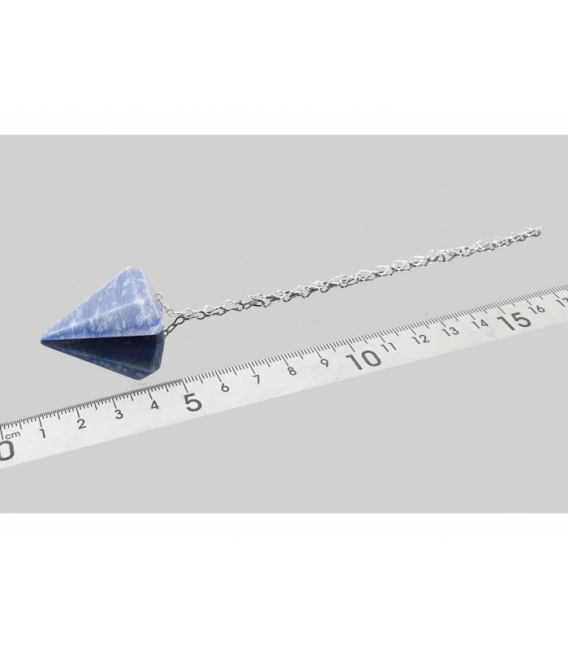 Pendulo cuarzo azul comercial (2ud)