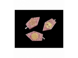 Colgante orgonite turmalina rosa variado (3ud)